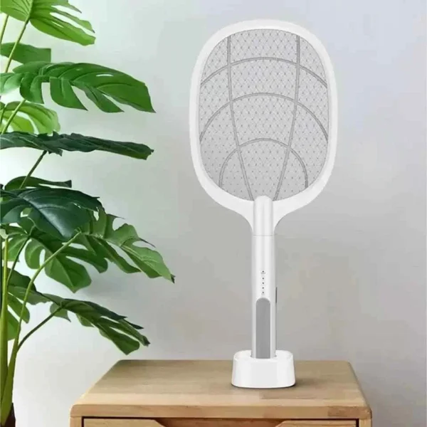 3 Layer Mesh Electric Mosquito Racket with LED Light
