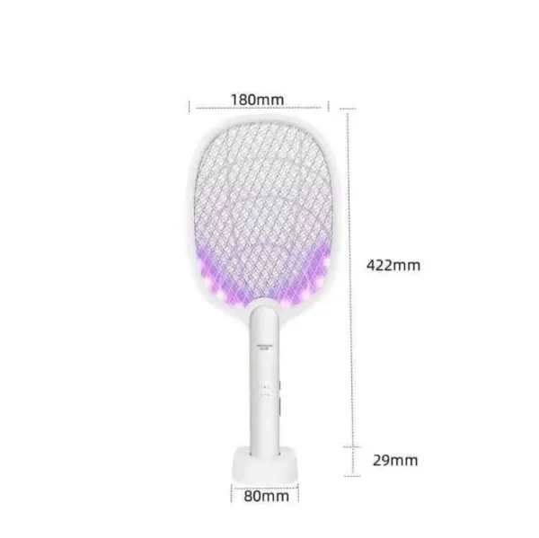 3 Layer Mesh Electric Mosquito Racket with LED Light