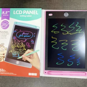 8.5 inch Multi Color Kids Paperless Electric Cell Operate Writing Tablet with Box (Premium Quality)