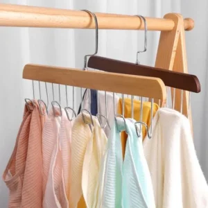 8 Hook Wooden Hanger