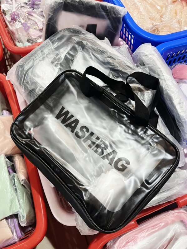 Large Size Washbag Makeup & Cosmetic Organizer (Black Only)