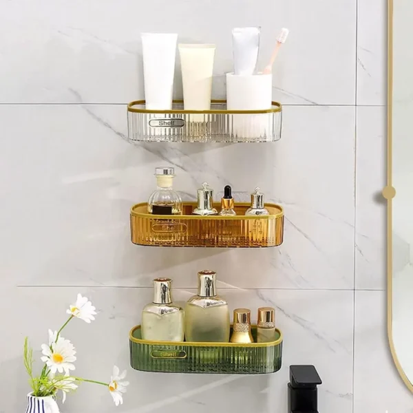 Acrylic Bathroom & Multipurpose Shelf