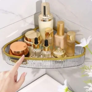 Acrylic Triangle Shape Bathroom Corner shelf