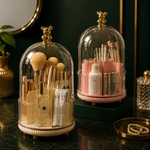 Bear-Top Rotating Cosmetic Organiser