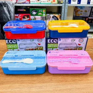 Eco 2 Portion Stainless Steel Lunch Box