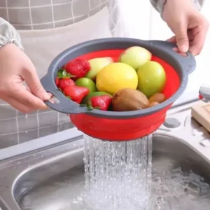 Foldable Silicone Colander Stainer Basket