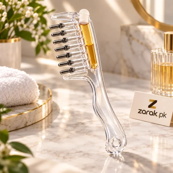 Transparent Scalp Oil Applicator Massage Comb