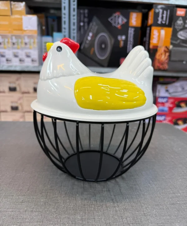 Hen Shape Egg Storage Basket