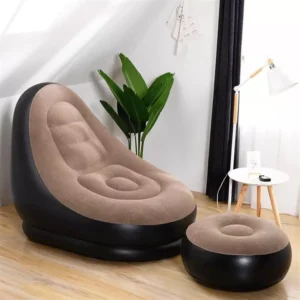 Inflatable Sofa Couch with Foot Rest