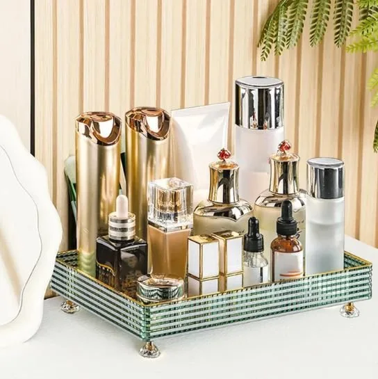 Luxurious Acrylic Vanity & Comsmetic Organizer Tray