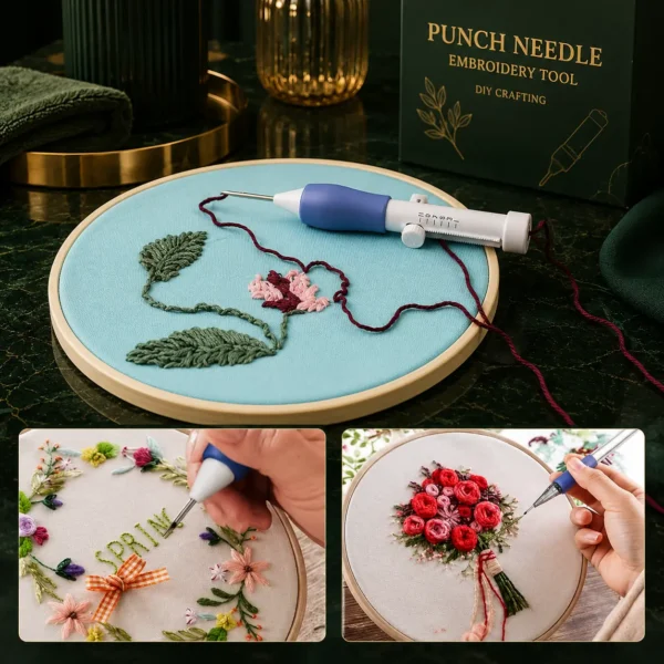 Magic Embroidery Pen Punch Needle Kit
