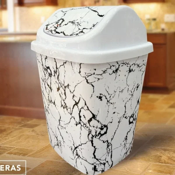 Marble Pattern Trash bin (Random Color)
