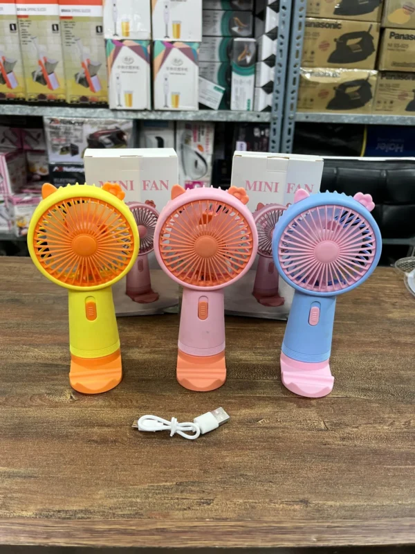 Mini Cute Rechargeable Hand Fan