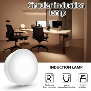 Motion Sensor LED Night Light – USB Rechargeable Wireless Lamp for Kitchen, Cabinet, Wardrobe, Staircase, and Closet