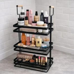 Multipurpose Metal Organizer with Wooden Handle 3 Layer (Discount on Quantity)