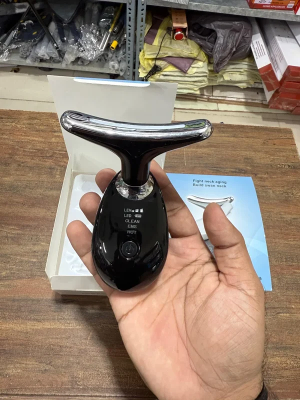 Neck & Face Lifting and Firming Massage Beauty Machine (3 Speed High Quality) (With Light)