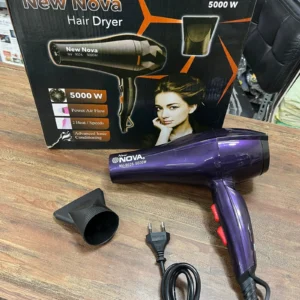 New Nova 5000W Premium Quality Hair Dryer with Hot & Cold Option