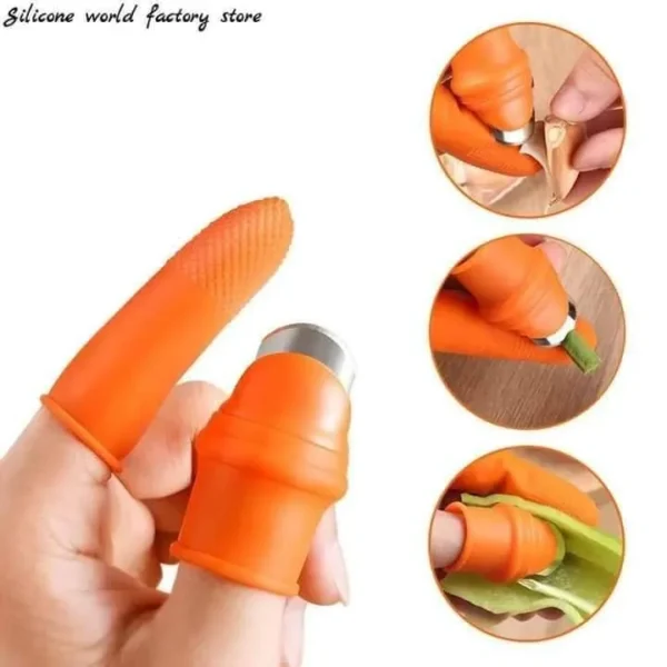 Orange Silicon Thumb Cutter