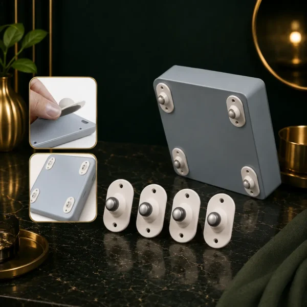 4 Piece Mini Caster Wheel Set