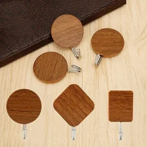 Pack of 5 Grain Wall Hooks