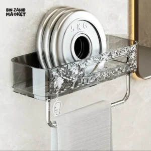 Punch Free Wall Mounted Storage Rack
