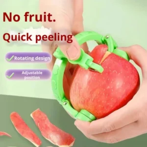 Rotating Apple Peeler with Adjustable Position