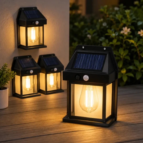 Solar Motion Sensor Wall Light