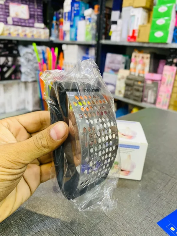 Stainless Steel Garlic Press Crusher with box