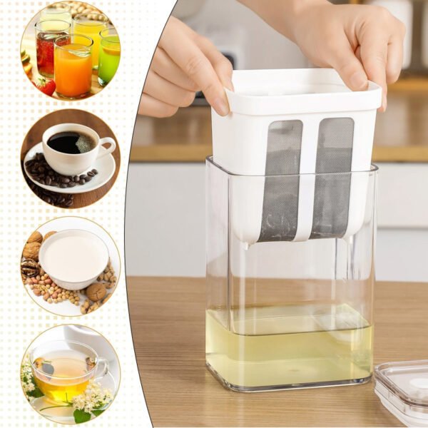 1100ml Greek yogurt maker and strainer with stainless steel mesh